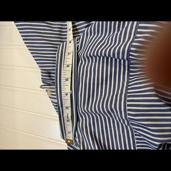 Men’s Ben Sherman Blue and White Striped Shirt Size XL - Picture 9 of 9